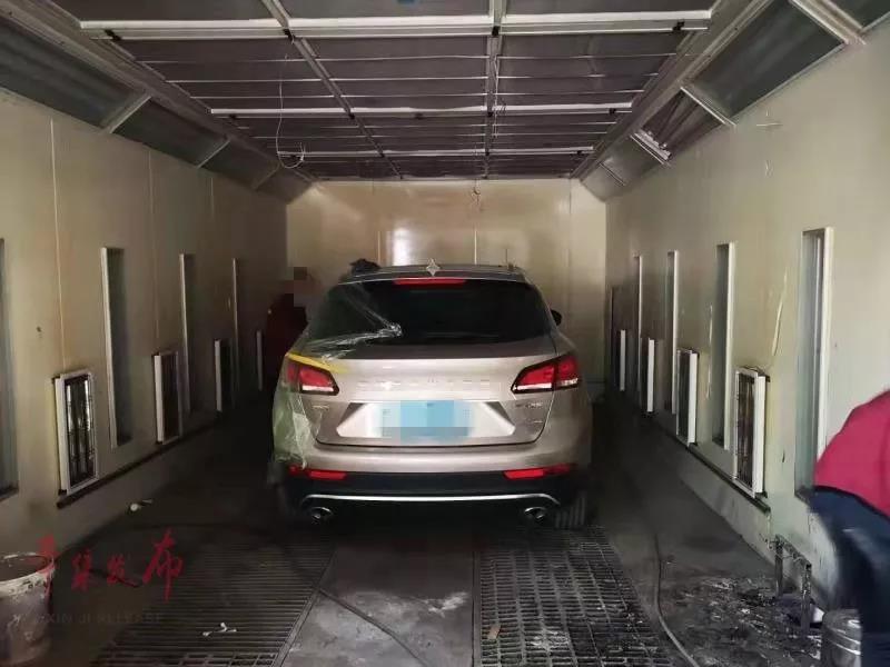 噴漆房廢氣收集處理設(shè)施未開啟，拘留并罰款！